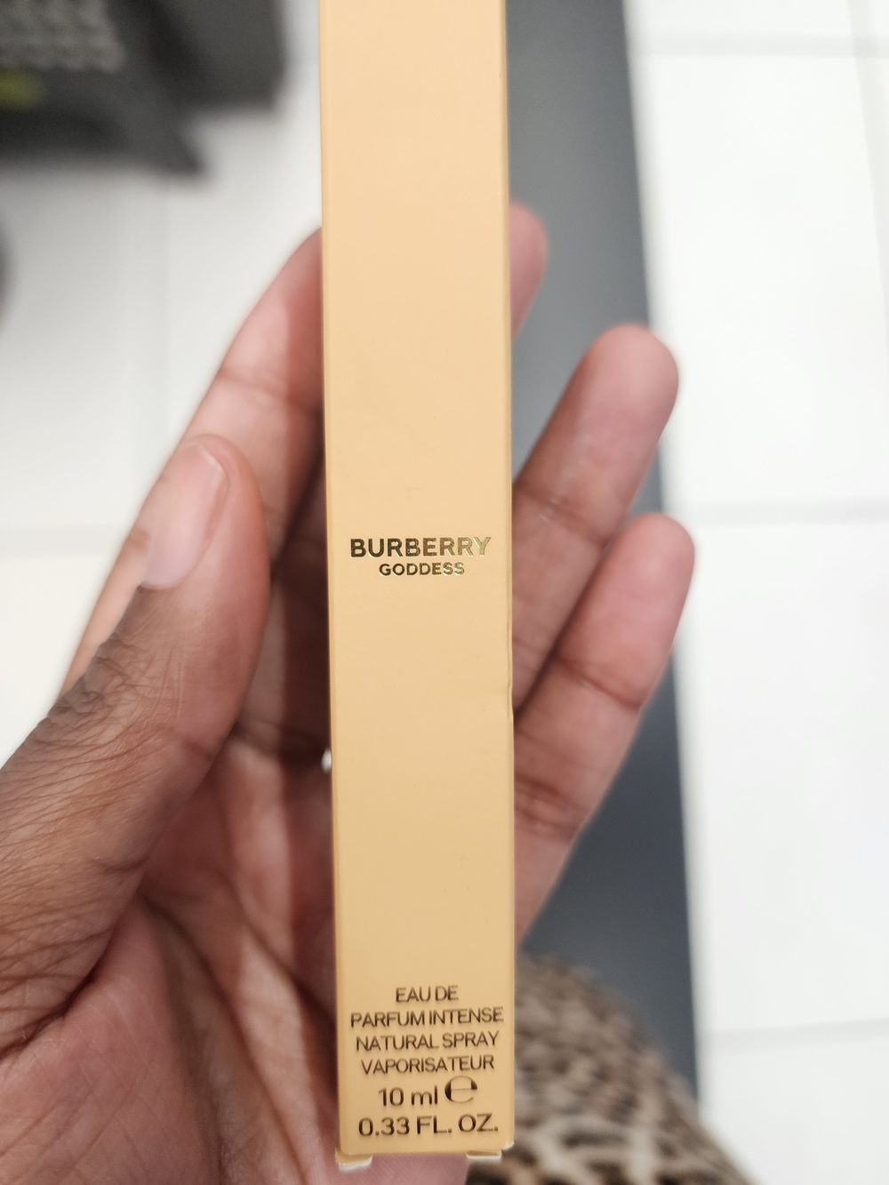 Burberry Goddess Eau de Parfum  Cream and Gold 10ML